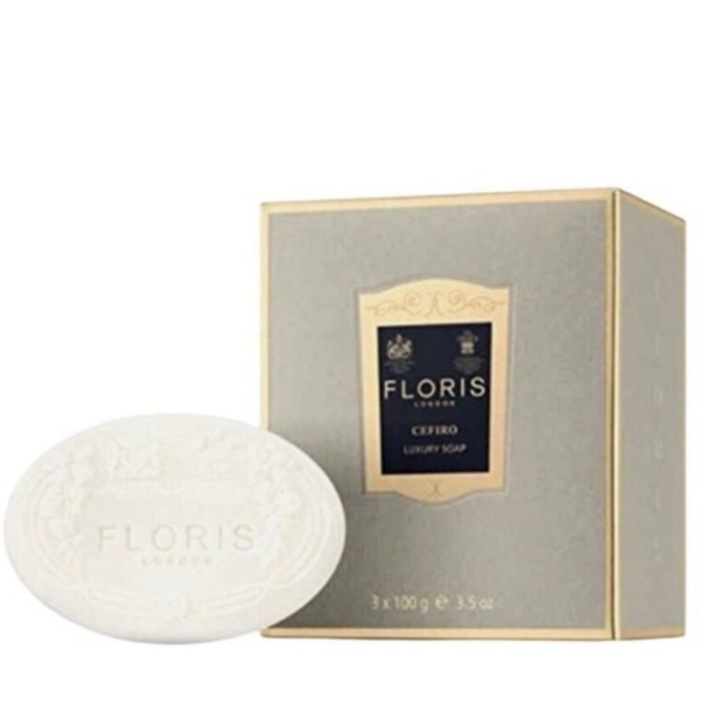 NIB Floris London Cefiro Luxury Soap x3